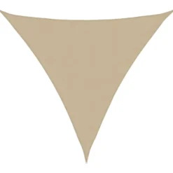 vidaXL - Zonnezeil - Beige - 5 x 5 x 5 m