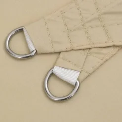 vidaXL - Zonnezeil - Beige - 5 x 5 x 5 m