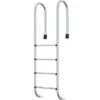 vidaXL - Zwembadladder - Zilver - Roestvrij staal - 54 x 38 x 184.5 cm
