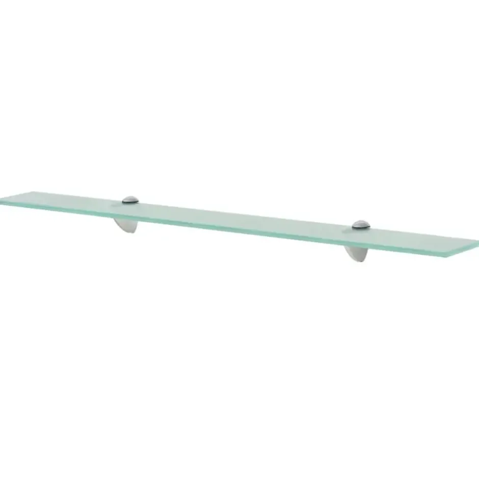 vidaXL - Zwevende Plank - Transparent - Glas - 80 x 20 cm