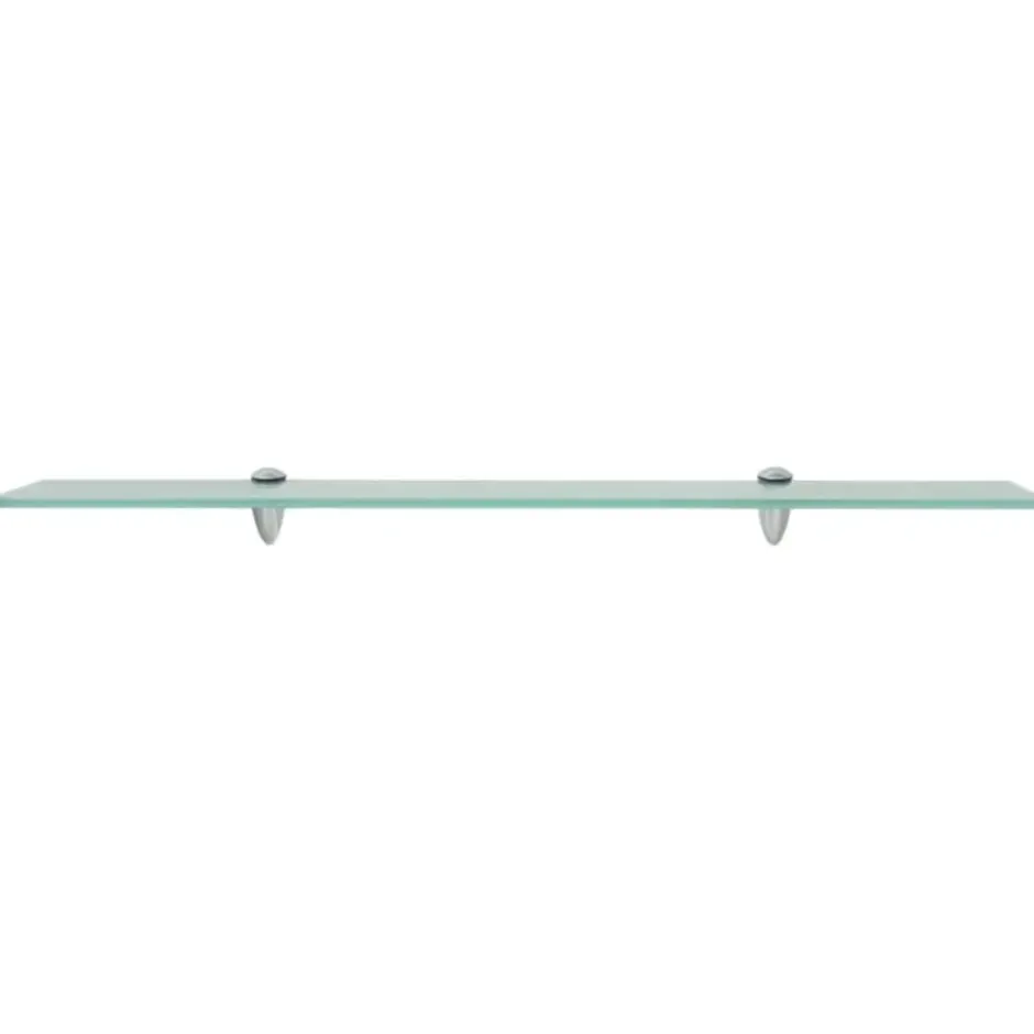 vidaXL - Zwevende Plank - Transparent - Glas - 80 x 20 cm