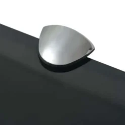vidaXL - Zwevende Plank - Zwart - Glas - 70 x 10 cm