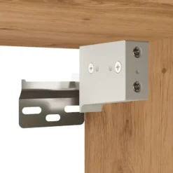 vidaXL - Zwevend TV-meubel met 2 deuren - Artisan eiken - Hout - 120x30x30 cm