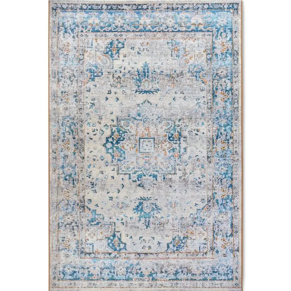 Villeroy & Boch Buitenkleed Vintage Creme Blauw - 160x235 CM