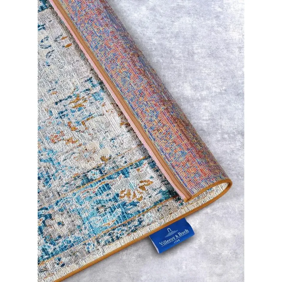Villeroy & Boch Buitenkleed Vintage Creme Blauw - 160x235 CM