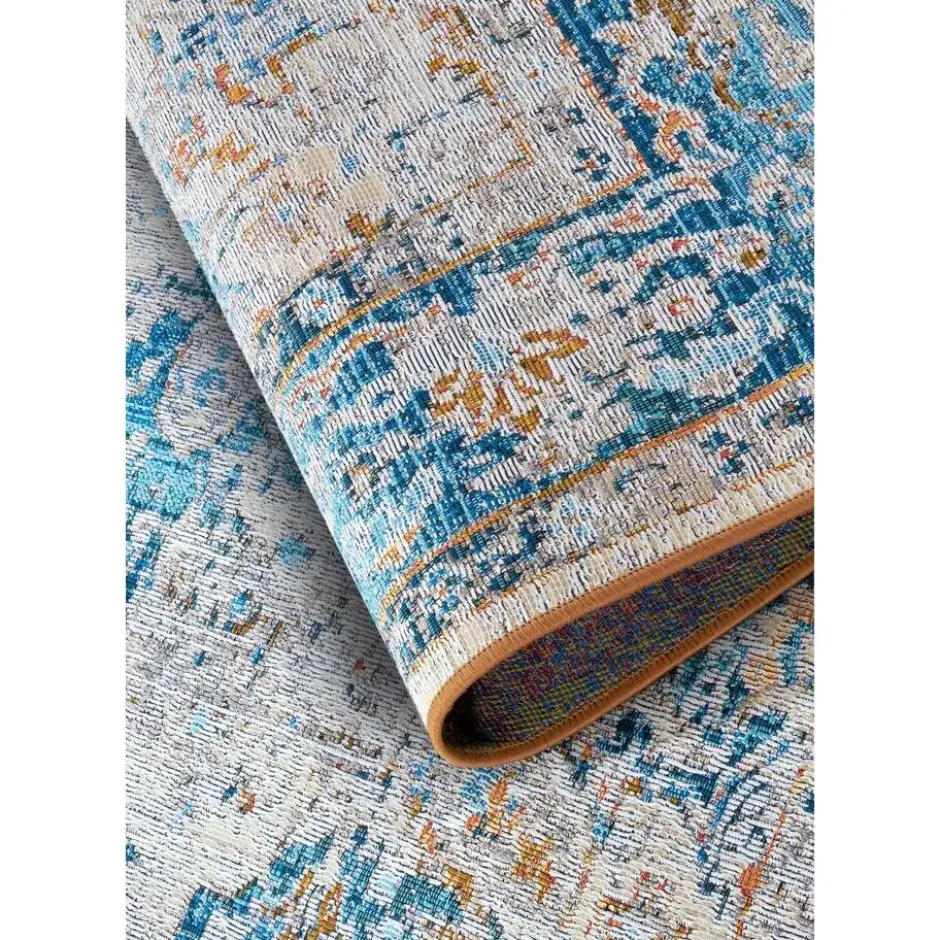Villeroy & Boch Buitenkleed Vintage Creme Blauw - 160x235 CM