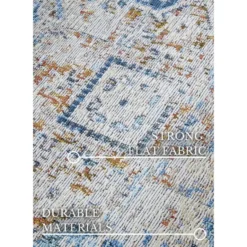 Villeroy & Boch Buitenkleed Vintage Creme Blauw - 160x235 CM