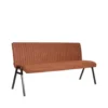 Vine Interior Eetkamerbank Paisley Cognac Microvezel 175x62x86