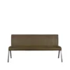 Vine Interior Eetkamerbank Paisley Army green Microvezel 175x62x86