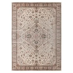 Vintage Vloerkleed Sivas Roze/Beige - Viscose - Tier - 240 x 170 cm