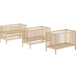 Vipack Babybed Dino - 60 x 120 cm - verstelbaar - dennenhout