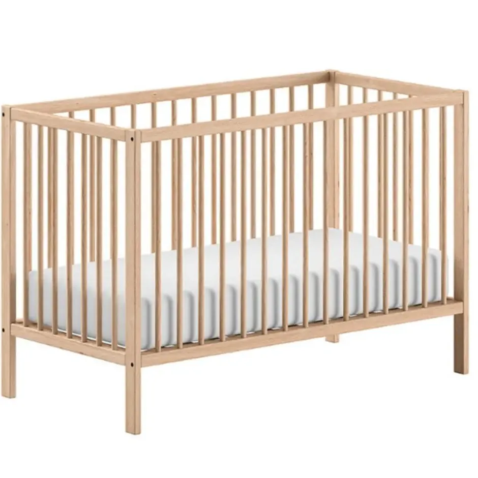 Vipack Babybed Dino - 60 x 120 cm - verstelbaar - dennenhout
