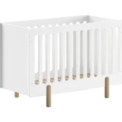 Vipack babybed Smile - wit - 60x120 cm