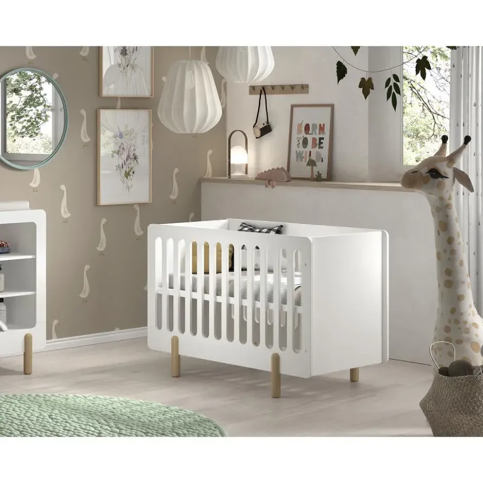 Vipack babybed Smile - wit - 60x120 cm
