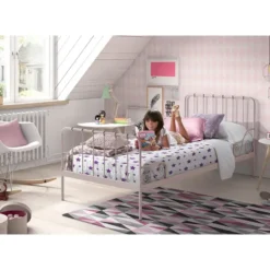 Vipack bed Alice - roze - 90x200 cm