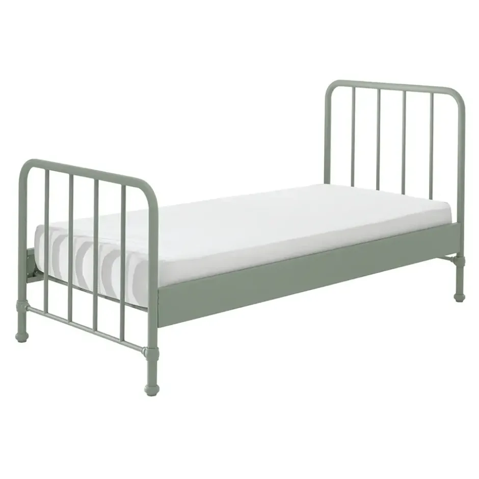 Vipack bed Bronxx - olijfgroen - 90x200 cm