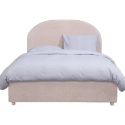 Vipack bed Moon met opbergruimte - roze - 140x200 cm