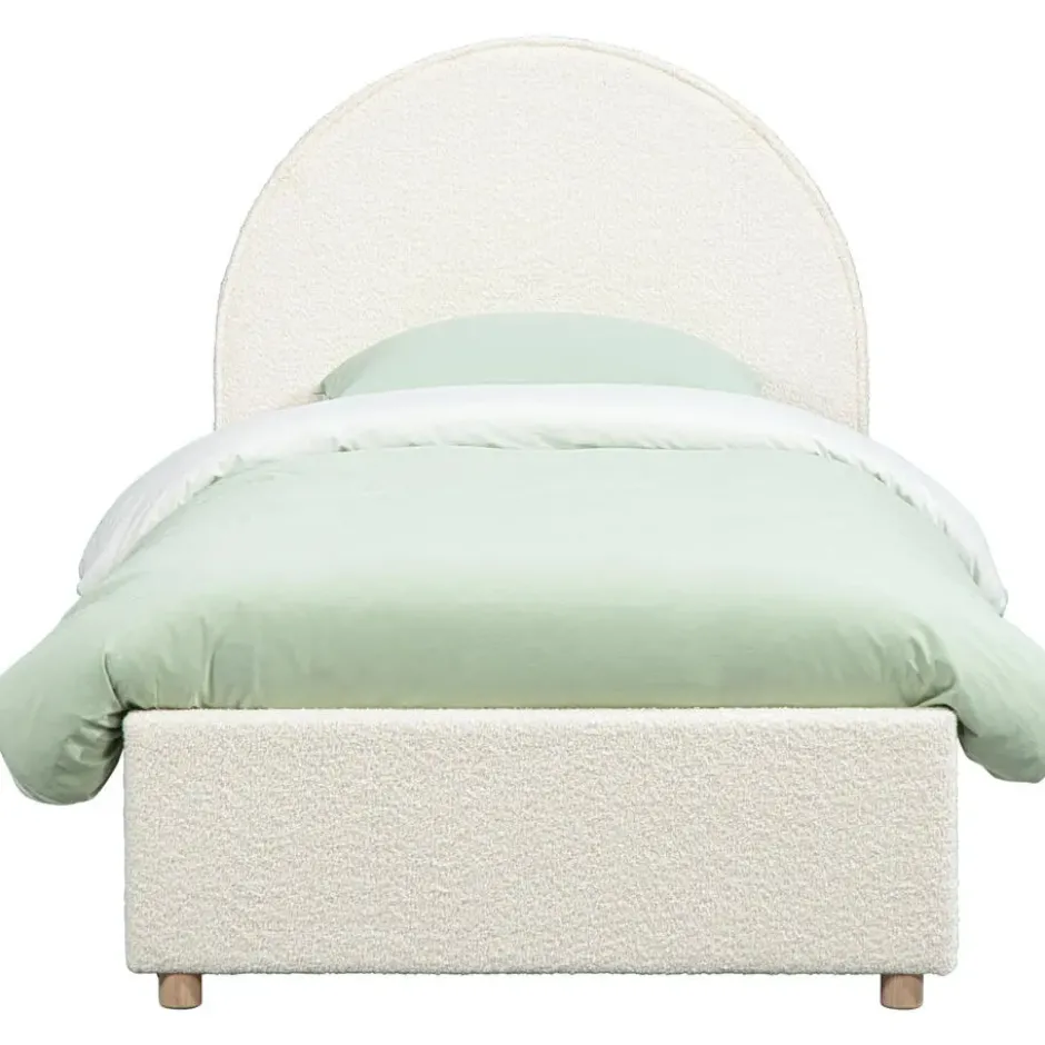Vipack bed Moon met opbergruimte - wit - 90x200 cm