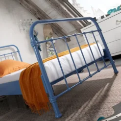 Vipack bed New York - blauw - 90x200 cm