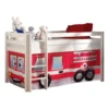 Vipack halfhoogslaper Pino brandweerset - wit