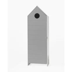 Vipack kledingkast Casimi 1 deurs - grijs - 171,5x57,6x37 cm