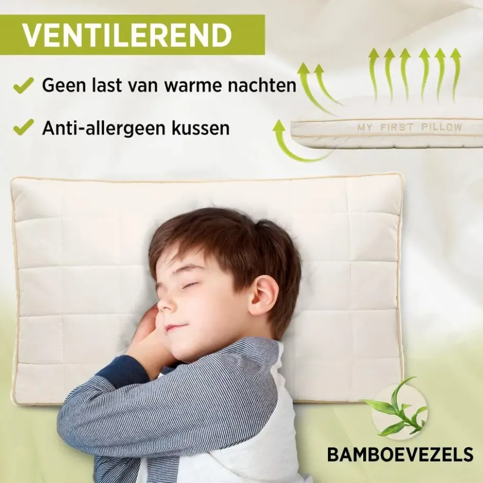 Vitapur Peuter Hoofdkussen - Kinder hoofdkussen 40x60 cm