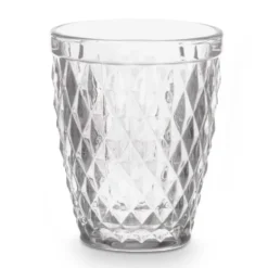 Vivalto Drinkglazen/waterglazen Diamonds - glas - 6x - 250 ml