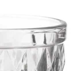 Vivalto Drinkglazen/waterglazen Diamonds - glas - 6x - 250 ml