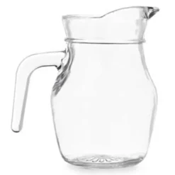 Vivalto schenkkan/water/ wijn karaf - glas - transparant - 500 ml