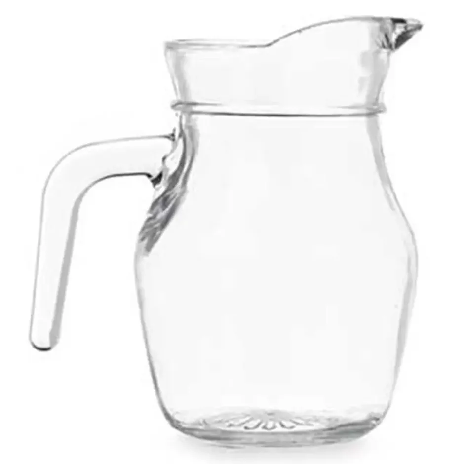 Vivalto schenkkan/water/ wijn karaf - glas - transparant - 500 ml