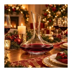Vivalto Wijn karaf - 1,8 liter - decanteer schenkkan - glas