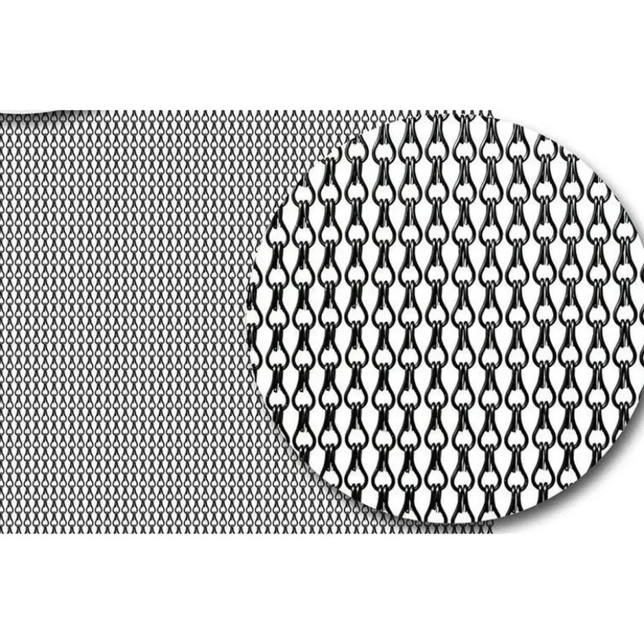 Vliegengordijn Aluminium 100 x240 cm Antraciet 90 x 210 cm Op het