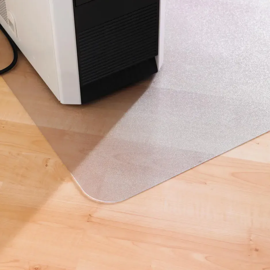 Vloerbeschermer met uitsparing - Antistatisch PVC - Harde vloer - 90x120 cm