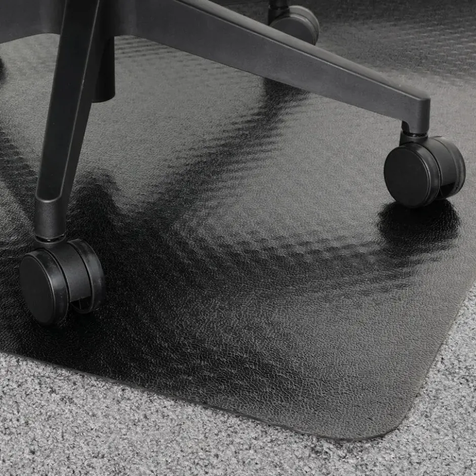 Vloerbeschermer PVC - Zwart - Tapijt - 120x150cm