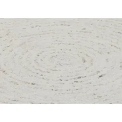 Vloerkleed Anjali - wit - Ø100 cm