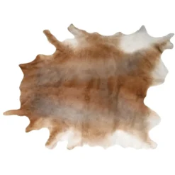 Vloerkleed Clara Koehuid - multikleur