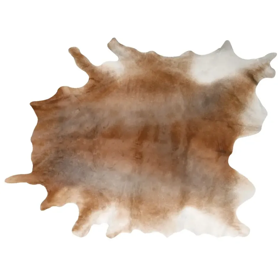 Vloerkleed Clara Koehuid - multikleur