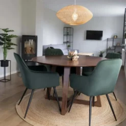 Vloerkleed Ø180cm Jute - Naturel - Kleed Bombay
