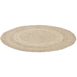 Vloerkleed Madras - naturel - Ø180 cm