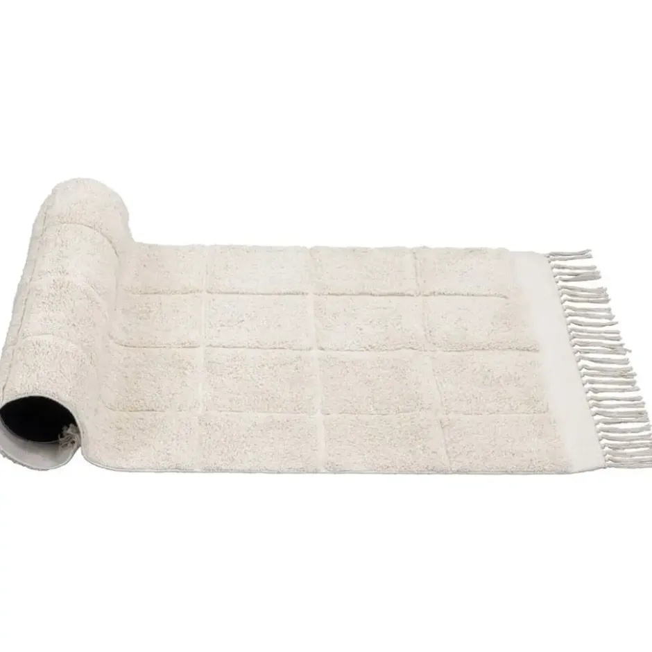 Vloerkleed Nalin - zand - 90x150 cm