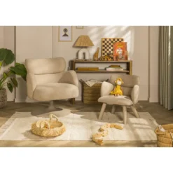 Vloerkleed Nalin - zand - 90x150 cm