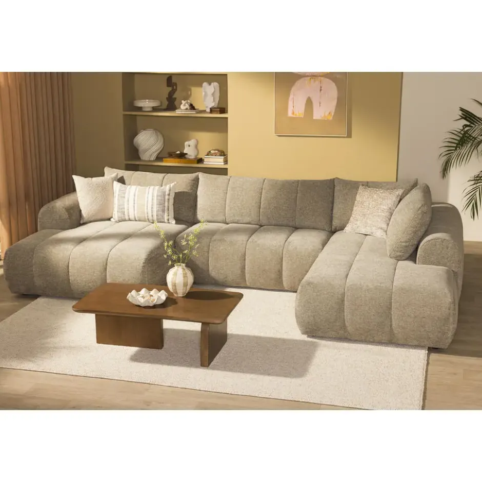 Vloerkleed Palera - crème - 200x290 cm