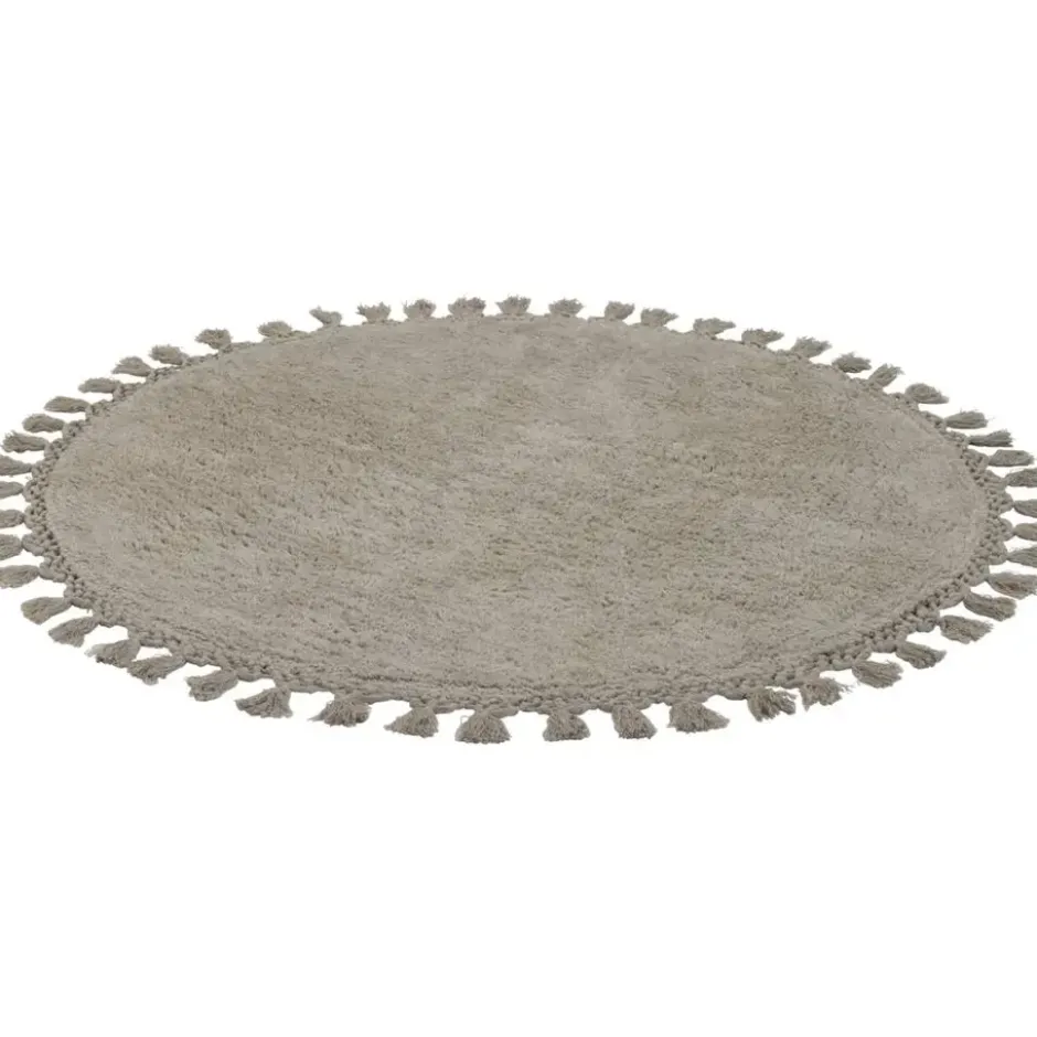 Vloerkleed Raya - beige - Ø100 cm