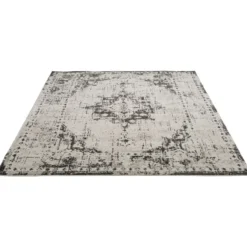 Vloerkleed Urali - lichtgrijs/antraciet - 200x290 cm