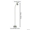 Vloerlamp Carlo - E14 - 170 cm - Groen - Kantelbaar