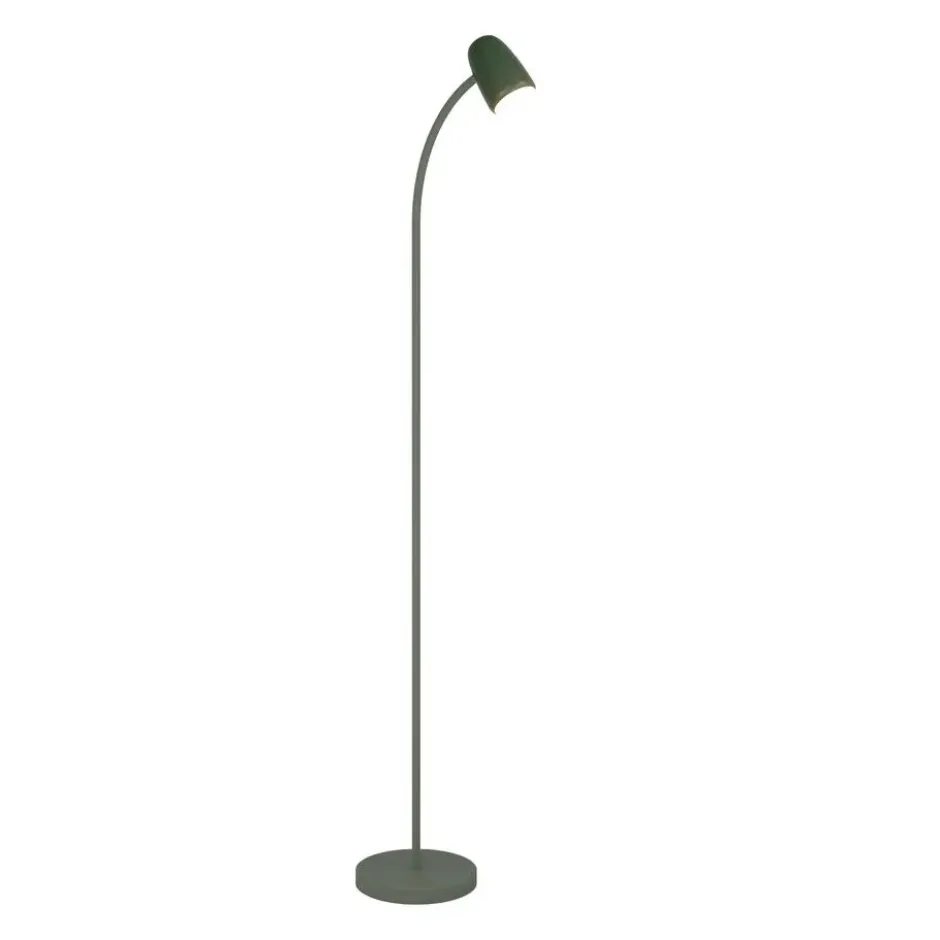 Vloerlamp Carlo - E14 - 170 cm - Groen - Kantelbaar