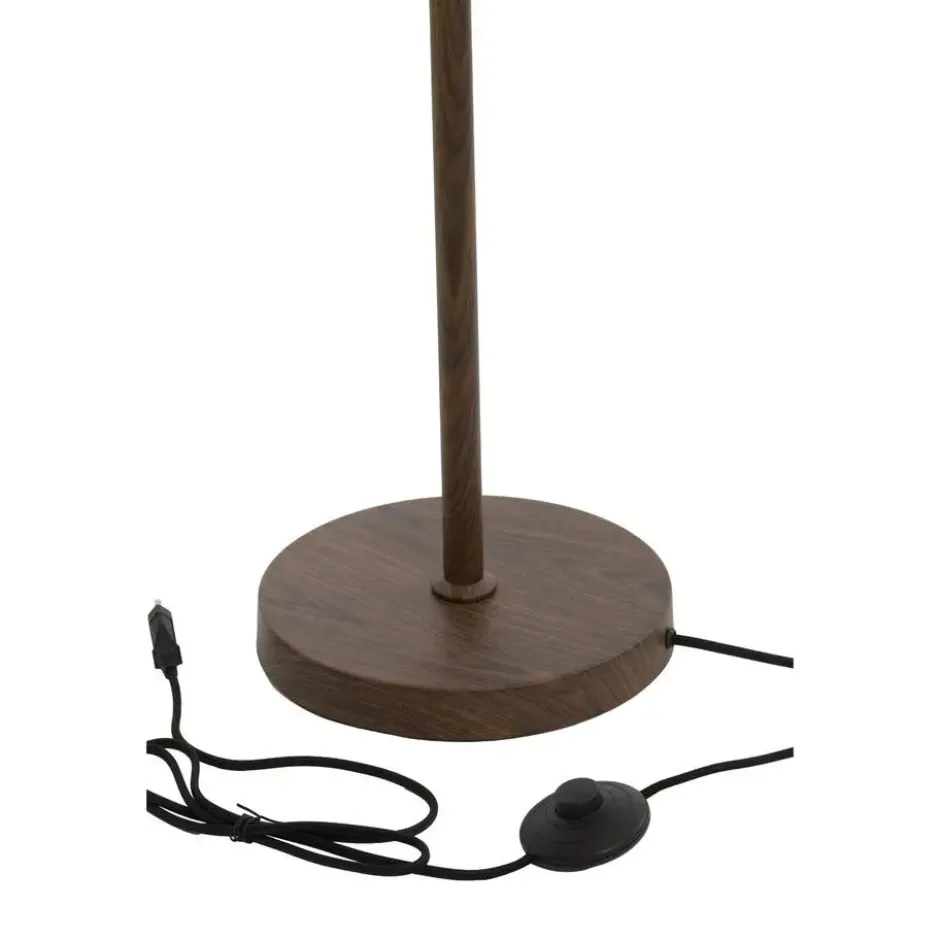 Vloerlamp Dania - Crème/Bruin - Ø23x159cm
