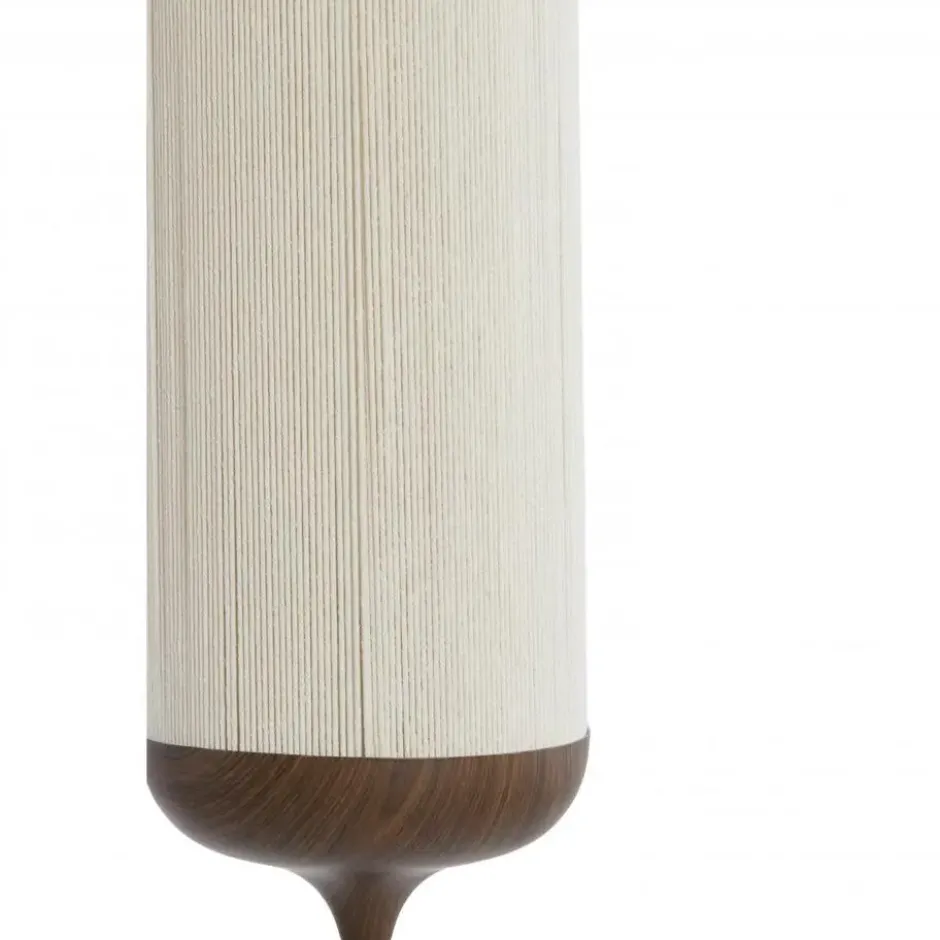 Vloerlamp Dania - Crème/Bruin - Ø23x159cm
