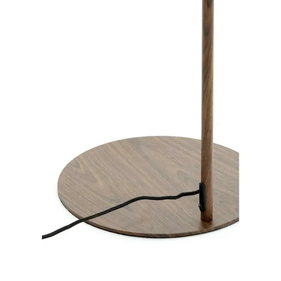 Vloerlamp Donio - Bruin - 33.5x28x155cm
