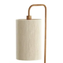 Vloerlamp Donio - Naturel/Crème - 33.5x28x155cm